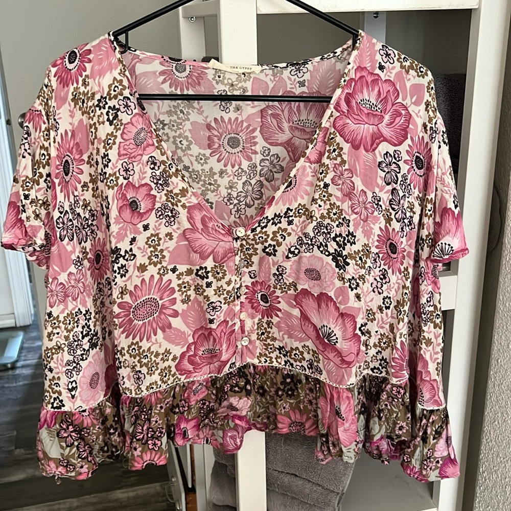Spell Desert Daisy Flutter Blouse